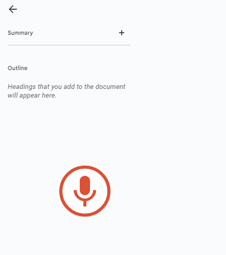 Automatically get the Youtube transcript through voice typing.