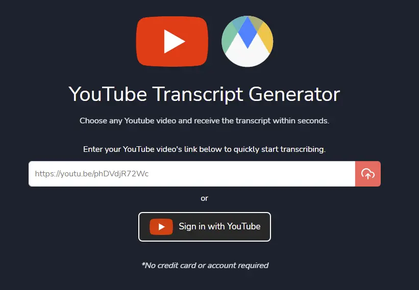 Transcribe a YouTube video and add the transcript as YouTube captions.