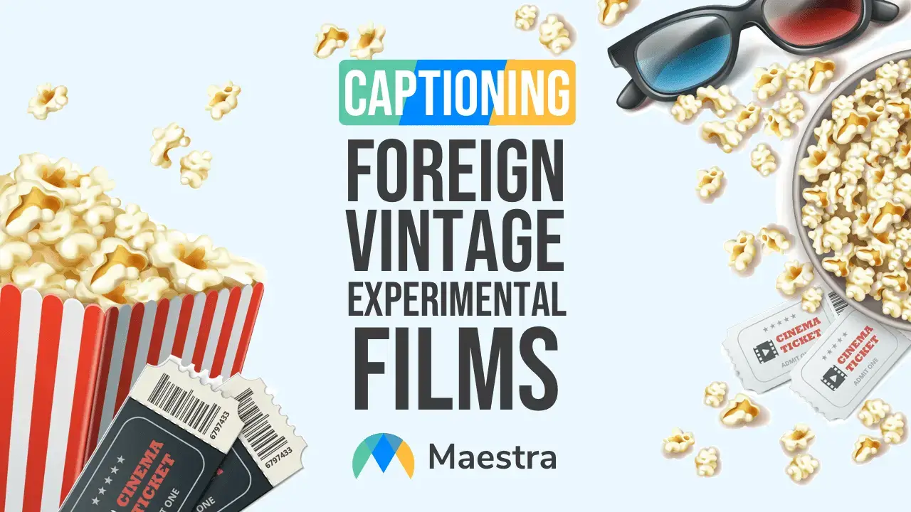 How Foreign, Vintage, and Experimental Films Can Benefit From Captioning