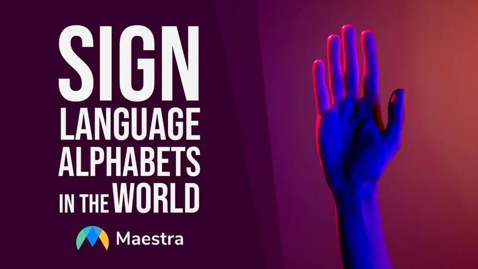 Sign Language Alphabets in the World