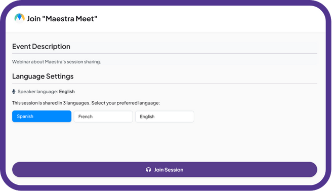 Select Target Language