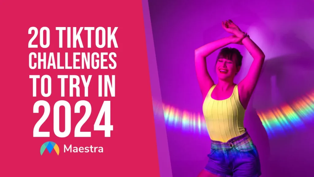 20 awesome TikTok challenges to try in 2024.