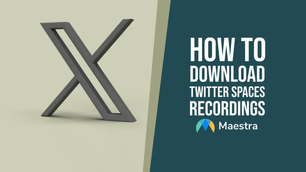 How to Download Twitter Spaces Recording
